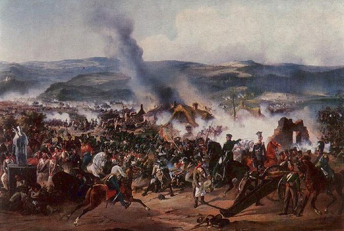 А. Коцебу. Сражение при Кульме 17-18 августа 1813 года. Государственный Эрмитаж.