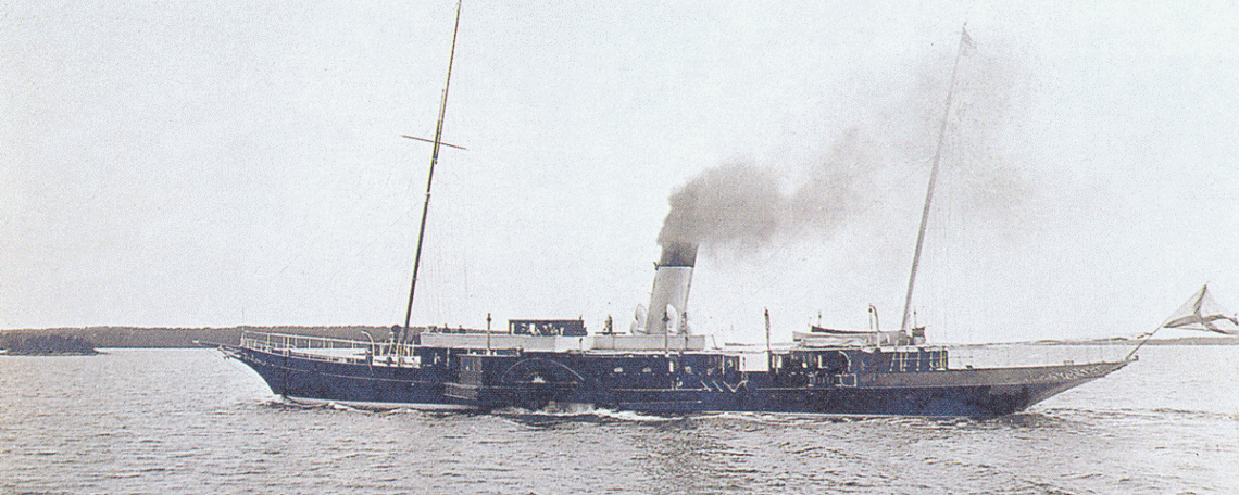 Императорская яхта "Нева", Финские шхеры 1912г.