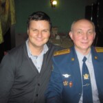 Друзья встретились! А. И. Мойжешевский и А. И. Жданов