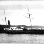 Императорская яхта "Александрия" в Петергофской гавани 1880.