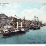 Яхта "Стрельна"(на переднем плане) и "Александрия"