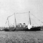 Императорская яхта "Полярная звезда" в Копенгагене 1890г.