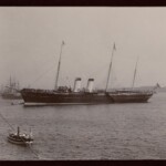 Императорская яхта "Полярная звезда" в Киле 7.06.1892. Визит Александра III и Наследника Николая Александровича.