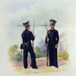 Унтер-офицер и матрос Гвардейского экипажа. 1812-1816 гг.