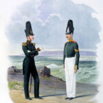 Штаб-офицер Артиллерийской роты и матрос Ластовой роты. 1844-1855 гг.