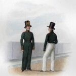 Матросы Гвардейского экипажа в строевой форме. 1810 г.