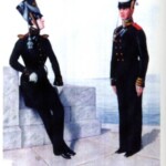 Обер-офицер и унтер-офицер Гвардейского экипажа. 1824-1825 гг.