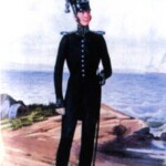 Обер-офицер Ластовой роты Гвардейского экипажа. 1830-1845 гг.
